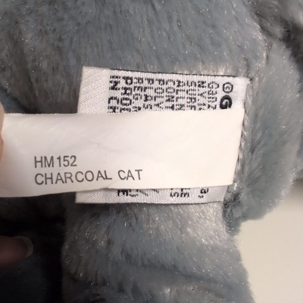 💜2/$20💜 Webkinz Charcoal Cat, No Code - Picture 6 of 6